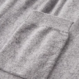 Conjunto de Relaxamento em Cashmere Premium Cinza Claro - Estilo Viena