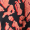Robe Mini à Manches Longues avec Épaules Plissées, Motif Abstrait Noir