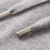 Conjunto de Relaxamento em Cashmere Premium Cinza Claro - Estilo Viena