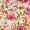 Robe Midi Floral Colorido com Decote em V e Detalhe de Nó