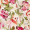 Blusa Floral Vibrante com Decote em V e Mangas 3/4