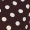 Mini Robe Wrap com Estampa de Poás em Tom Chocolate