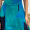Robe Midi Floral Ousado com Um Ombro e Cintura Ajustada