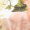 Mini Robe Creme com Estampa Floral, Mangas Bufantes e Saia Plissada