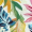Mini Robe com Rendas e Estampa Tropical Multicolorida