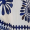 Mini Robe com Gola Halter e Estampa Boho em Azul Marinho