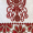 Robe Midi Fleurie Rouge et Blanche à Bretelles Nouées