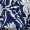 Robe Mini Sans Manches à Superposition avec Motif de Palmiers Bleus