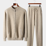 Conjunto de Relaxamento em Cashmere de Alta Qualidade