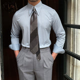 Camisa Listrada em Algodão e Bambu - Estilo 'Jet'