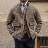 Riviera Brown Prince of Wales Bomber Jacket