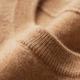Camiseta Premium de Cashmere com Gola Redonda - Clássica