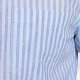 Camisa de Rayas Portofino - Azul Claro