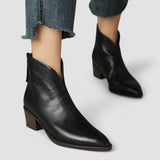 Camila - Botins Elegantes com Salto Baixo
