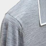 Camisa Polo Leve Ellis em Cinza Claro