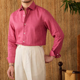 Camisa de Linho de Manga Longa - Modelo Cannes