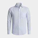 Camisa de Rayas Portofino - Azul Claro