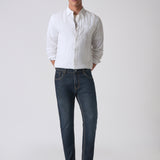 Jeans Slim Fit Azul Marinho