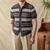 Beaune Camiseta Curta de Algodão Jacquard