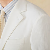"Blazer de Algodão Seersucker Ritz" can be rewritten as "Blazer Ritz em Algodão Seersucker".