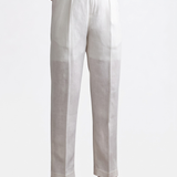 Pantalones Plisados Tuscany - Blanco