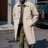 Vintage Bourbon Cotton Trench Coat