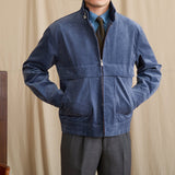 "Jacket Amesterdão de veludo de algodão" pode ser reformulada como "Jacket de algodão veludo Amesterdão".