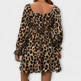Roupão Estampado com Padrão de Leopardo