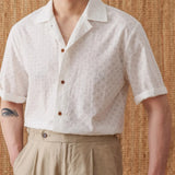 Camisa Curta de Manga - Estilo Saloniki