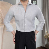 Camisa de Manga Longa 'Mayfair' Listrada