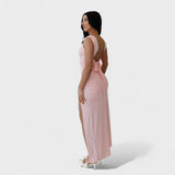 Sarela - Vestido Longo com Decote nas Costas