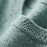 Camiseta Premium de Cashmere com Gola Redonda - Clássica