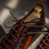 Sapatilhas de Couro 'Heritage' com Atacadores - Elegância e Conforto