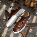 Sapatilhas de Couro 'Heritage' com Atacadores - Elegância e Conforto