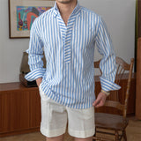 Camisa Seersucker Listrada St. Tropez