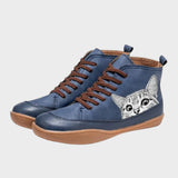 Kitty - Botas de couro para apaixonados por gatos