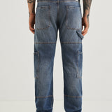 Aero Blue Baggy Jeans