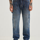 Aero Blue Baggy Jeans