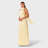 Martina - Vestido Sofisticado com Laço de Cetim