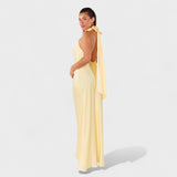 Martina - Vestido Sofisticado com Laço de Cetim