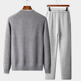 Conjunto de Lã Merino Super Fina em Duas Cores