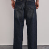Classic Dark Blue Baggy Fit Jeans
