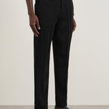 Calças Negras Slim Fit com Cintura Ajustável