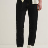 Jeans Skinny Pretos de Cintura Média