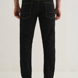 Jeans Skinny Pretos de Cintura Média