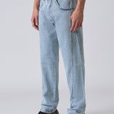 Drepti Breeze Jeans en Denim Azul