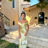 Bárbara - Elegante Vestido Maxi de Cetim