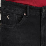 Baggy Fit Jeans in Charcoal Black