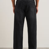 Baggy Fit Jeans in Charcoal Black