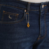 Jeans Indigo Clássicos de Corte Reto